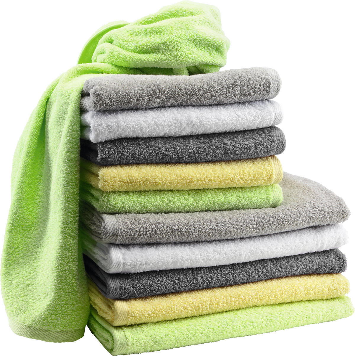 RUČNÍK, 50/100 cm, světle žlutá - světle žlutá, Basics, textil (50/100cm) - Boxxx