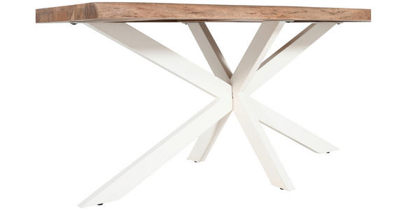 TISCHGESTELL in Metall 160/70/72 cm - Creme, Design, Metall (160/70/72cm) - Landscape