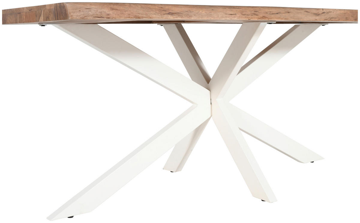 TISCHGESTELL Creme  - Creme, Design, Metall (160/70/72cm) - Landscape