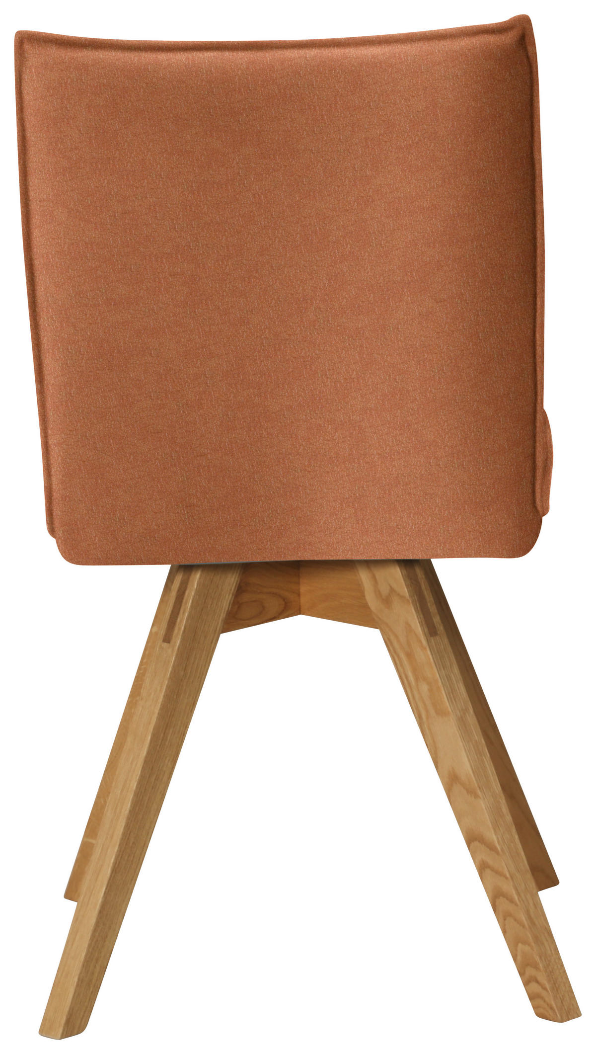 STUHL  in Lederlook, Mikrofaser  - Eichefarben/Cognac, Konventionell, Holz/Textil (60/91/61cm) - Moderano