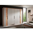 DREHTÜRENSCHRANK 301,9/223,3/62 cm 6-türig Grau, Wildeiche  - Wildeiche/Schwarz, Design, Holz/Holzwerkstoff (301,9/223,3/62cm) - Dieter Knoll