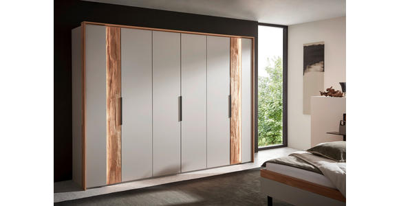 DREHTÜRENSCHRANK 301,9/223,3/62 cm 6-türig Grau, Wildeiche - Wildeiche/Schwarz, Design, Holz/Holzwerkstoff (301,9/223,3/62cm) - Dieter Knoll