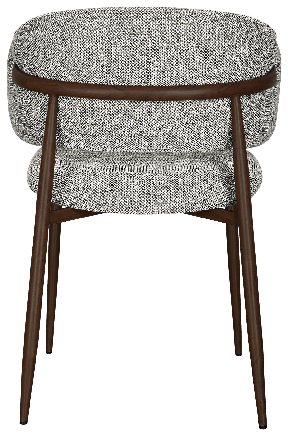 ARMLEHNSTUHL  Stoffauswahl Webstoff  Braun, Walnussfarben  - Walnussfarben/Braun, Design, Textil/Metall (58/81/60cm) - Novel