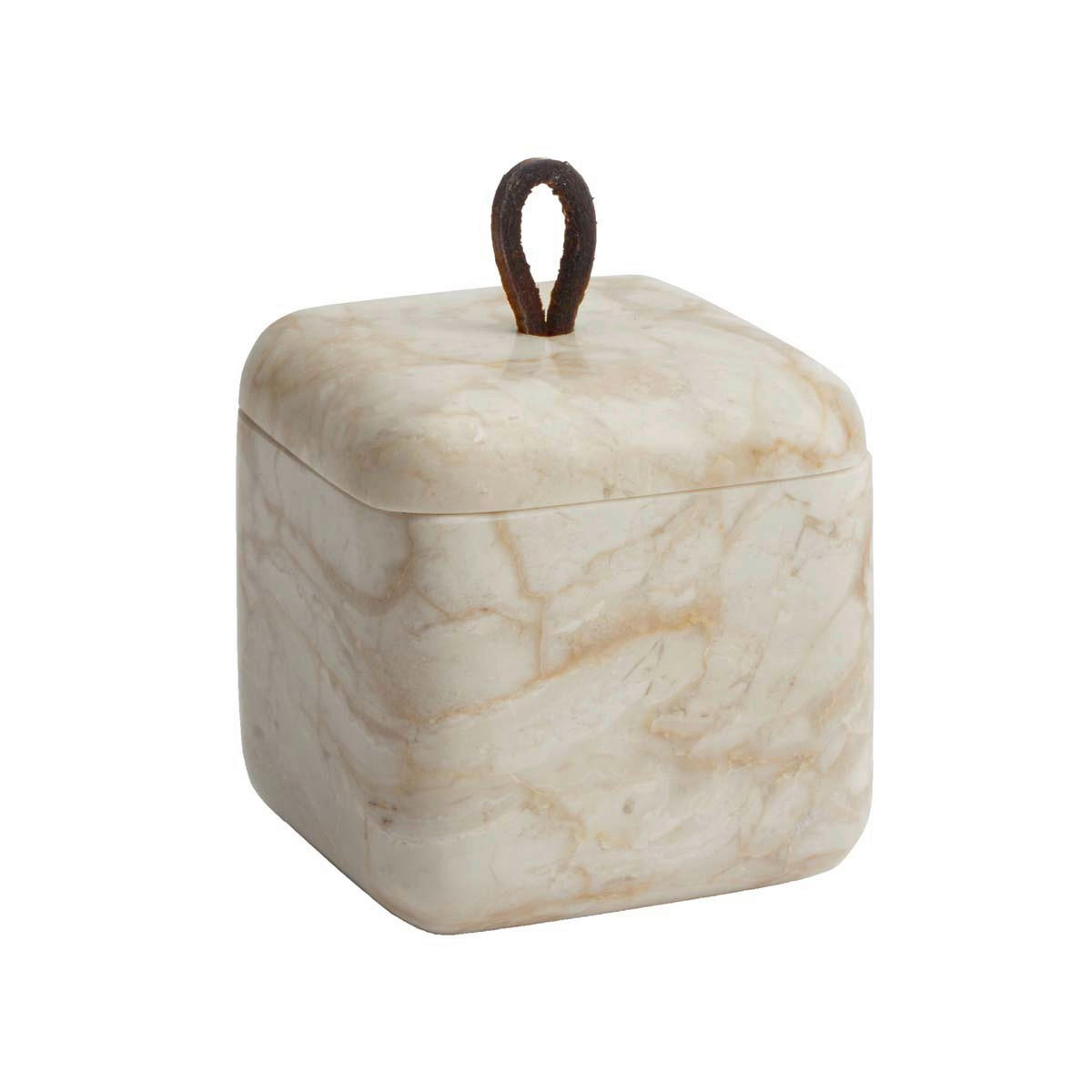 Aquanova Kosmetikdose Blake Beigebraun 8x8x8 cm