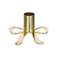 STOJAN NA SVÍČKY  kov - barvy zlata, Natur, kov (8,2/4/9cm) - Ambia Home