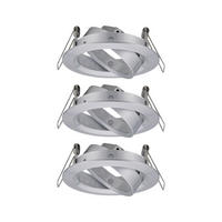 DECKENLEUCHTE 8,4 cm  - Alufarben, Basics, Metall (8,4cm) - Paulmann