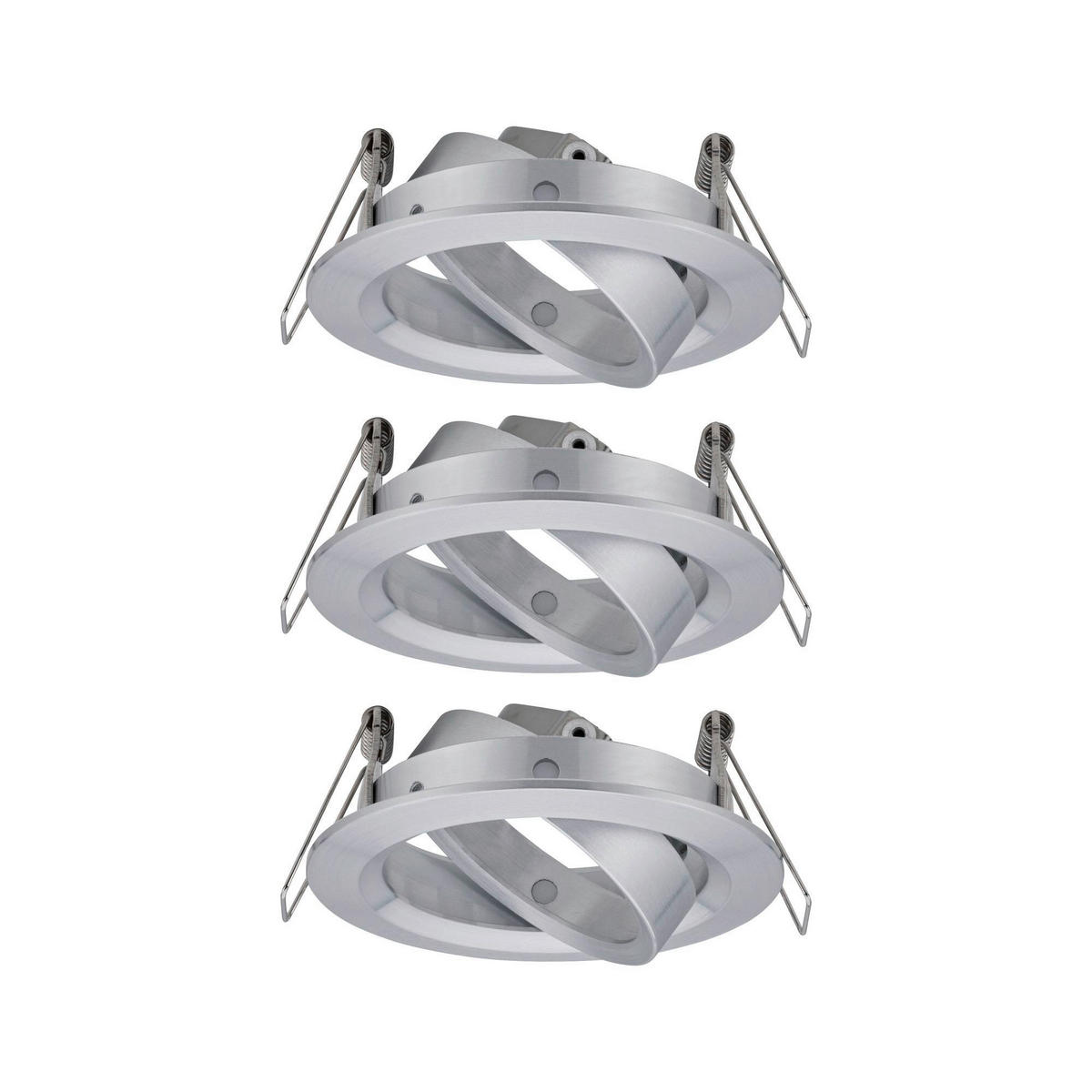 DECKENLEUCHTE 8,4 cm  - Alufarben, Basics, Metall (8,4cm) - Paulmann