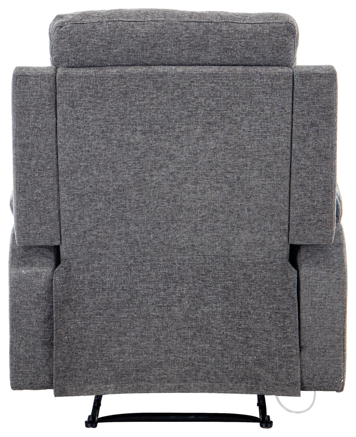 SITZGARNITUR VERONA Leinenoptik Dunkelgrau  - Dunkelgrau/Schwarz, Design, Kunststoff/Textil (84,5/133,5/100,5/92cm) - Livetastic