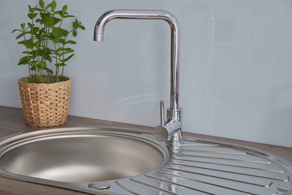 SPÜLE 1720CANSAS77X48  - Edelstahlfarben, Trend, Metall (77/20/48cm) - Respekta