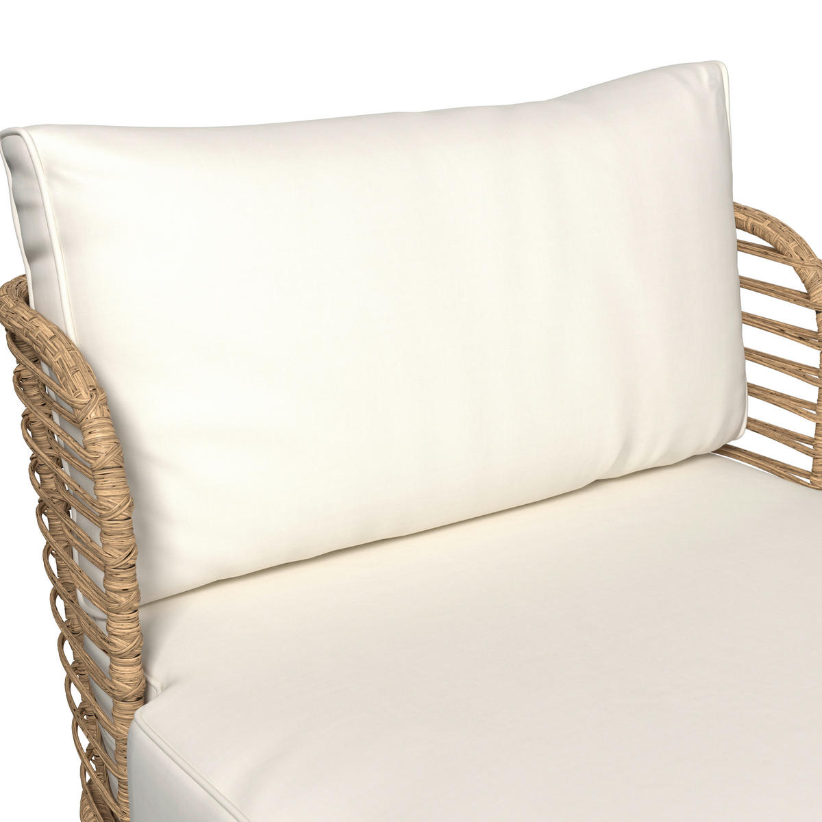 GARTEN-RELAXSESSEL 81/71/88 cm  - Beige/Creme, Natur, Kunststoff/Textil (81/71/88cm) - Ambia Garden