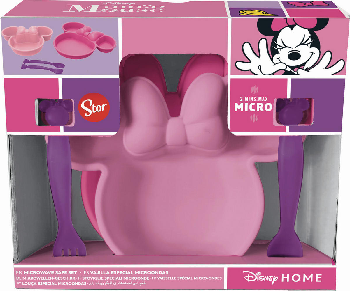 KINDERGESCHIRRSET 4-teilig  - Lila, Basics, Kunststoff (24/8,5/20,9cm) - Disney