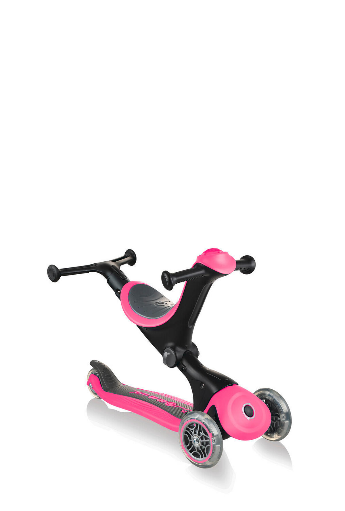 LAUFRAD GO-UP DELUXE 3IN1  - Pink, LIFESTYLE, Kunststoff (64cm) - GLOBBER