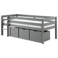 HOCHBETT 90/200 cm Grau Grau  - Grau, MODERN, Holz/Holzwerkstoff (90/200cm) - MID.YOU