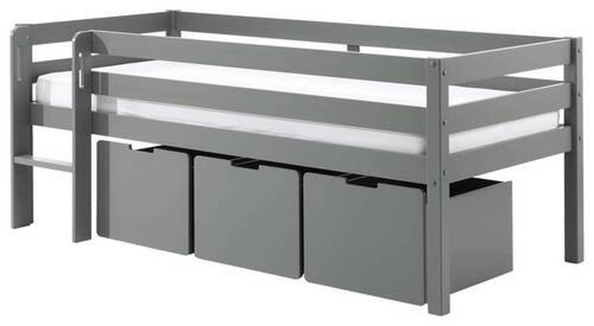 HOCHBETT 90/200 cm Grau Grau  - Grau, MODERN, Holz/Holzwerkstoff (90/200cm) - MID.YOU