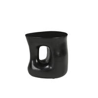 BEISTELLTISCH 40/36/41 cm Mangoholz massiv Schwarz Freiform  - Schwarz, Design, Holz (40/36/41cm) - MID.YOU