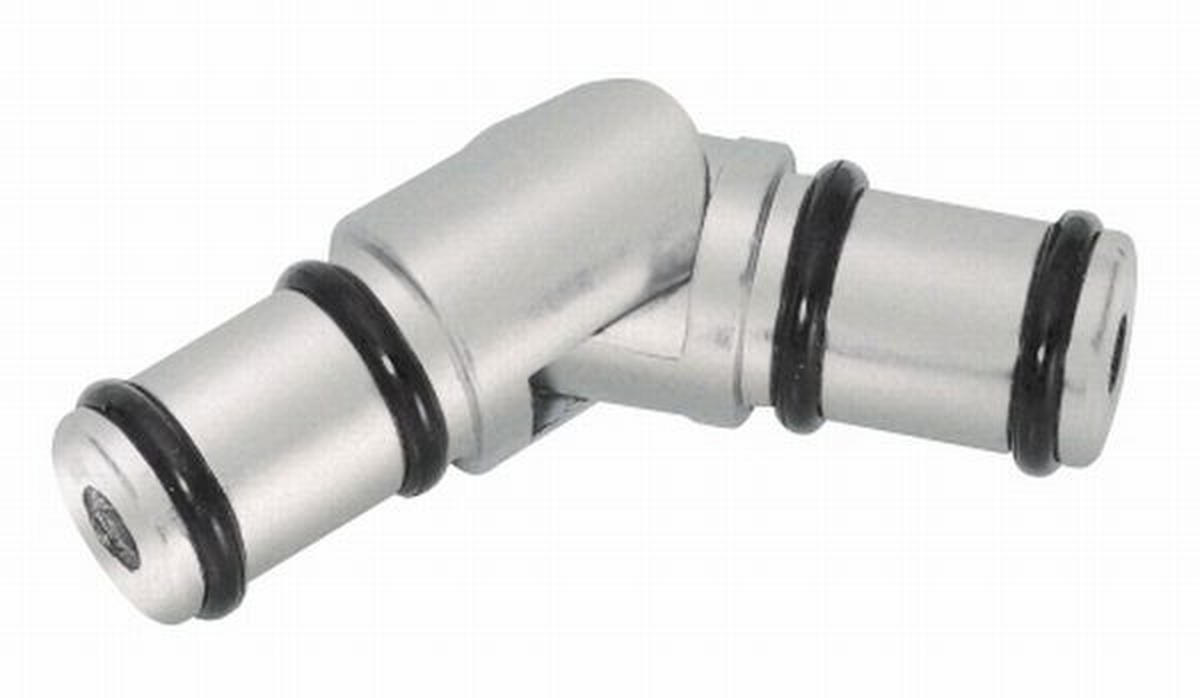 KLOUBOVÁ SPOJKA - černá/barvy stříbra, Basics, kov (2.3/2.3cm) - Homeware