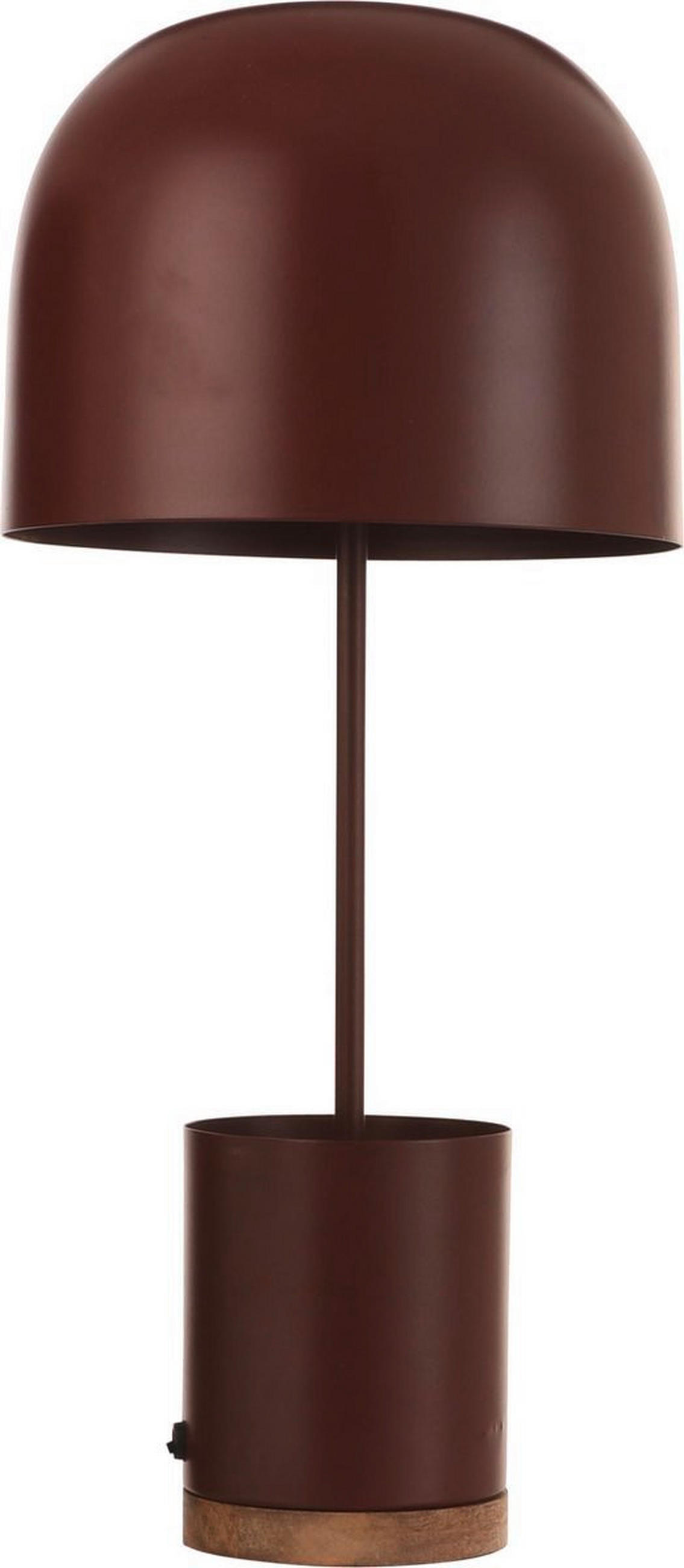 NAMIZNA LED-SVETILKA        20,5/47 cm       - temno rdeča, Basics, kovina (20,5/47cm)