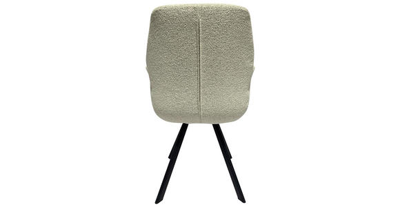 ARMLEHNSTUHL in Eisen Webstoff - Beige/Schwarz, Design, Textil/Metall (60/86,5/60cm) - Novel