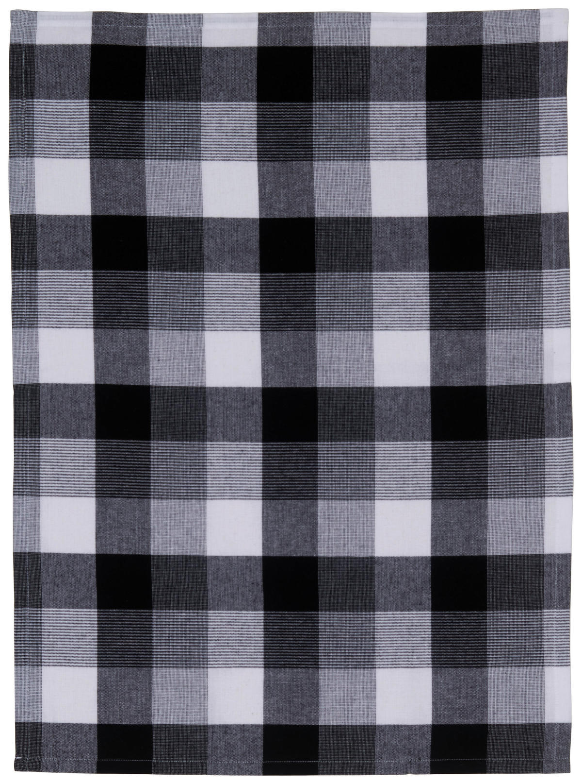 GESCHIRRTUCH-SET 3-teilig Schwarz, Weiß  - Schwarz/Weiß, Trend, Textil (50/70cm) - Novel