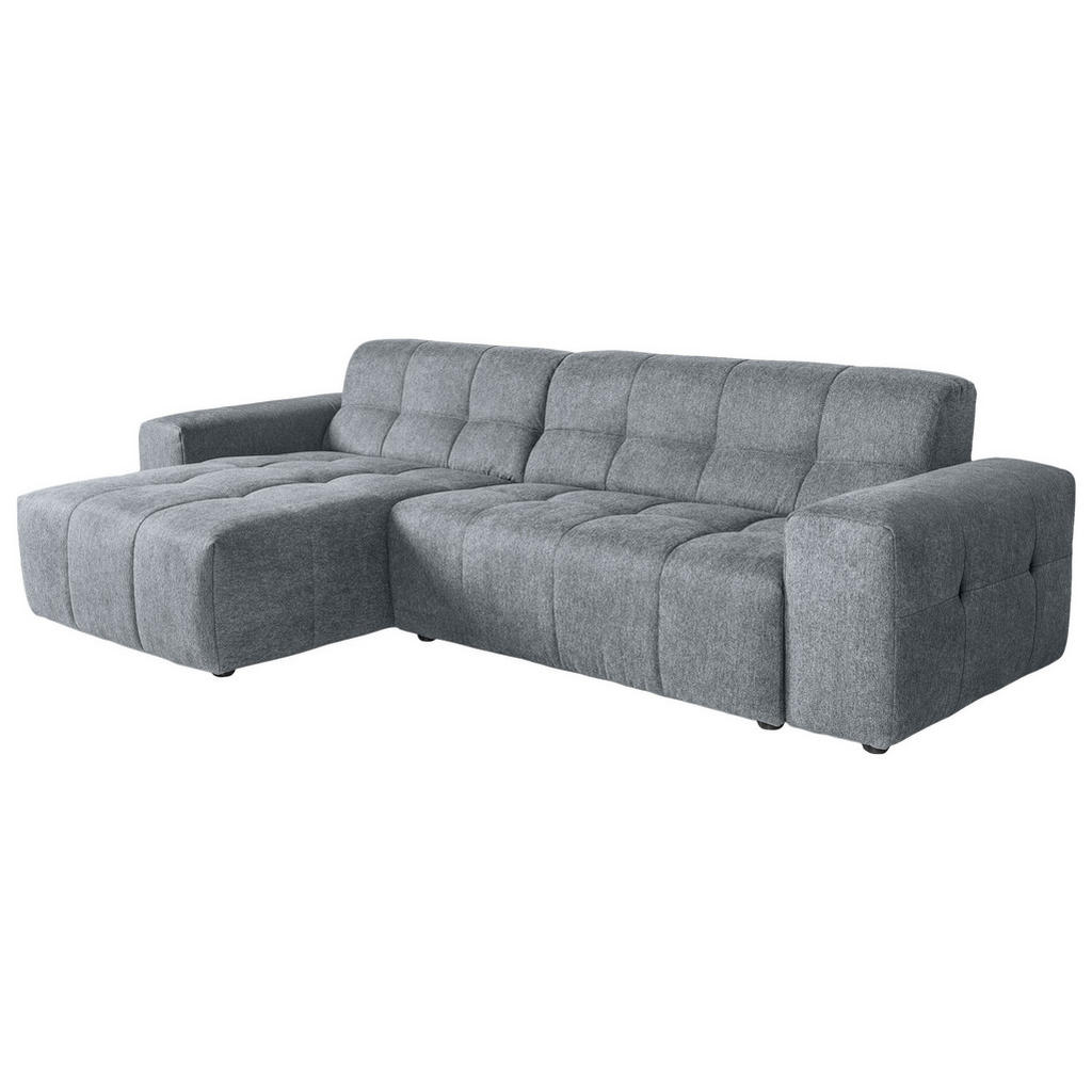 Thumbnail - Carryhome Ecksofa, Grau, Textil, 5-Sitzer, Ottomane rechts, Ottomane links, seitenverkehrt montierbar, L-Form, 295x157 c...