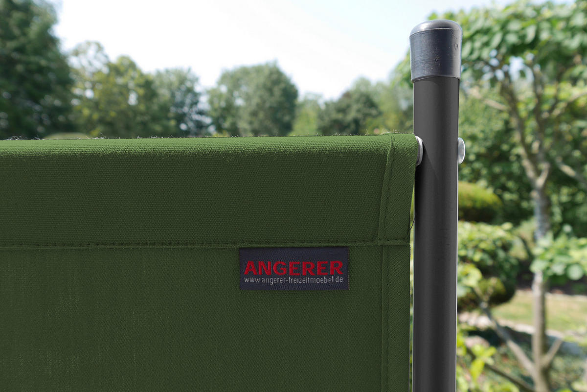 SICHTSCHUTZ - Grau/Grün, Basics, Textil/Metall (165/165/25,2cm) - Boxxx