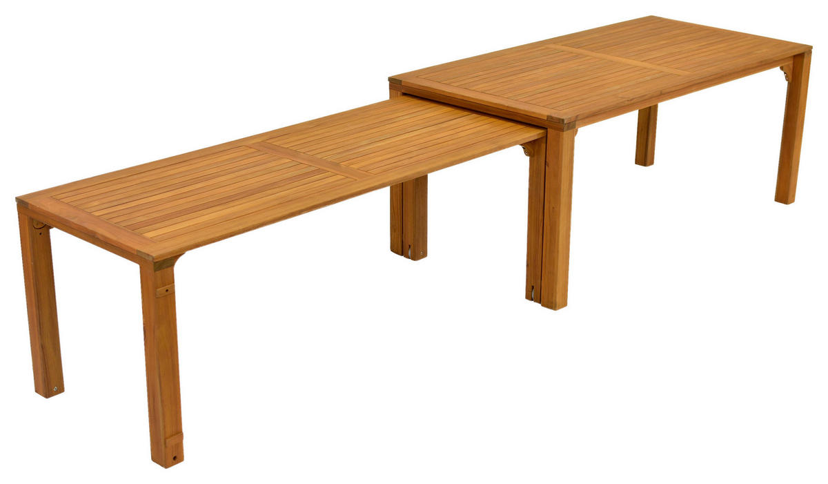 GARTENSET Akazie massiv  - Naturfarben, MODERN, Holz - Gardenson