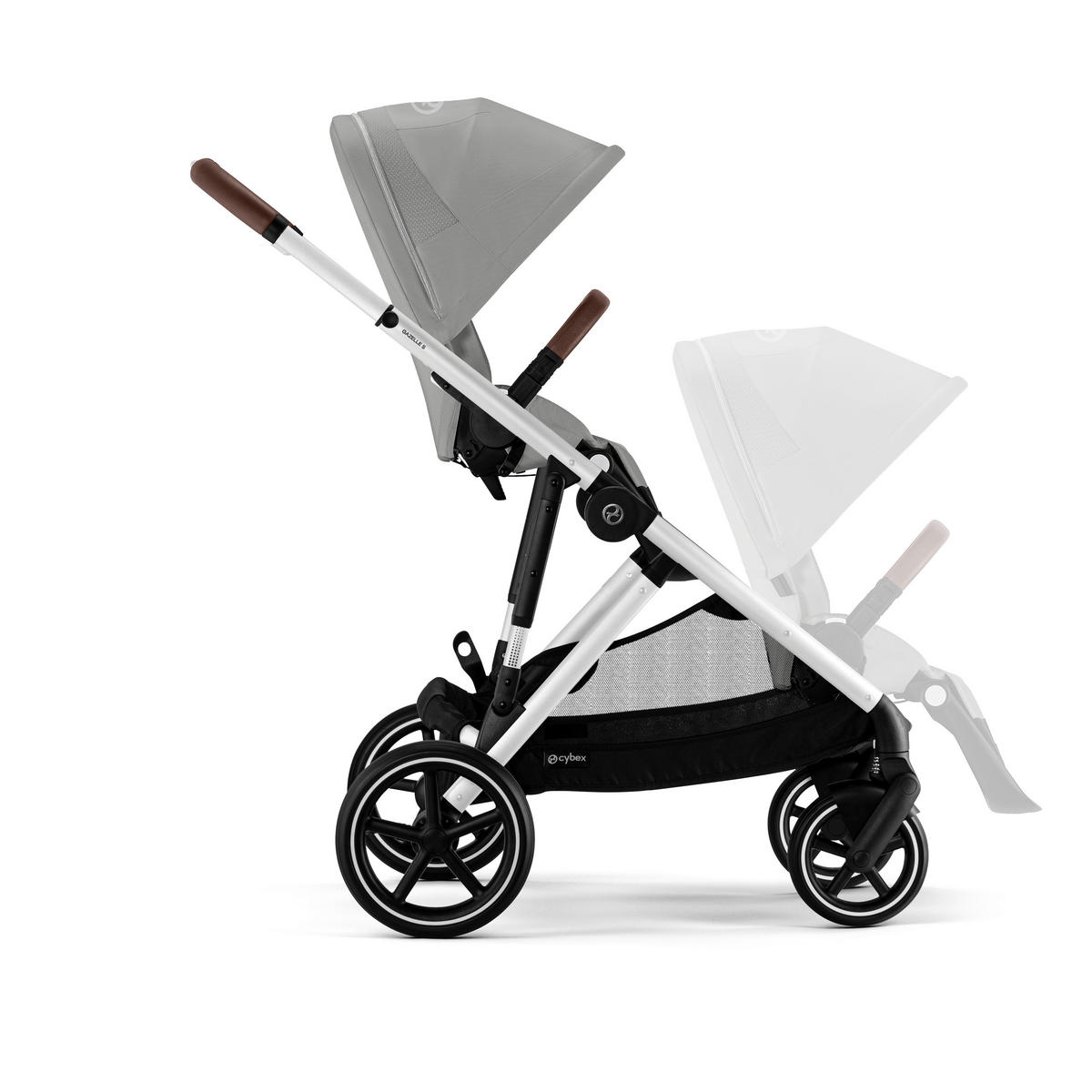 KINDERWAGEN Gazelle S  - Silberfarben/Grau, Basics, Kunststoff/Textil (106/65/110cm) - Cybex