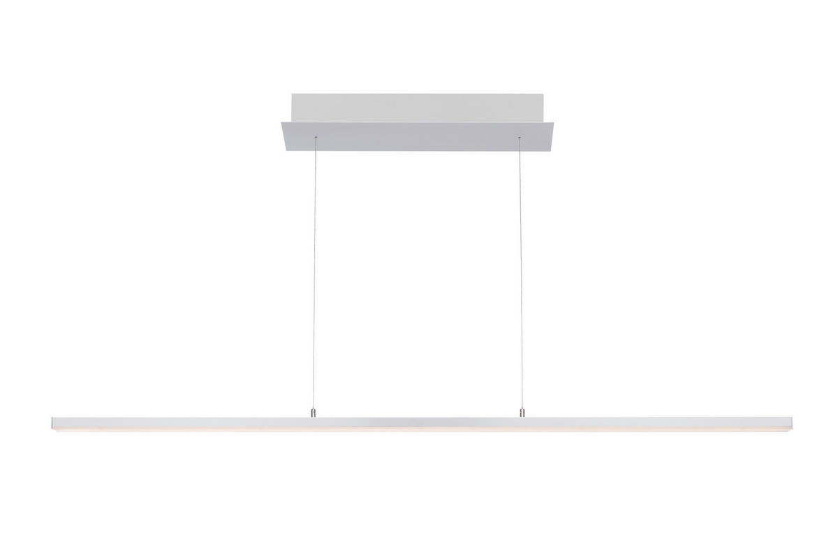 ZÁVĚSNÉ LED SVÍTIDLO, 115/13/200 cm  - barvy hliníku, Basics, kov/plast (115/13/200cm) - Novel