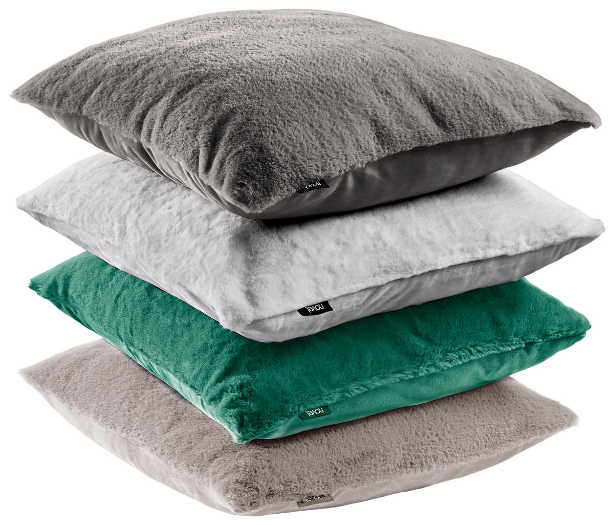 POTAH NA POLŠTÁŘ  48/48 cm - barvy stříbra, Design, textil (48/48cm) - Novel