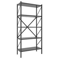 REGAL Anthrazit  - Anthrazit, MODERN, Holzwerkstoff (66/160/34cm) - MID.YOU
