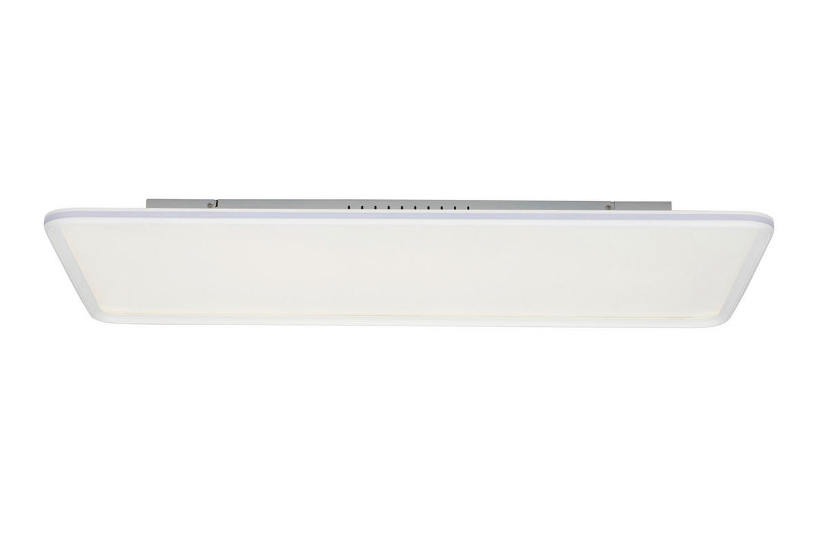 LED-DECKENLEUCHTE Bosona 110/60/7 cm  - Weiß, Basics, Kunststoff/Metall (110/60/7cm) - Novel