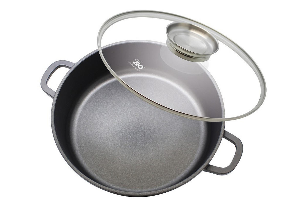 SERVIERPFANNE ELo Alucast Servierpfanne 28 cm cm  - Basics, Metall (28 cmcm) - ELO