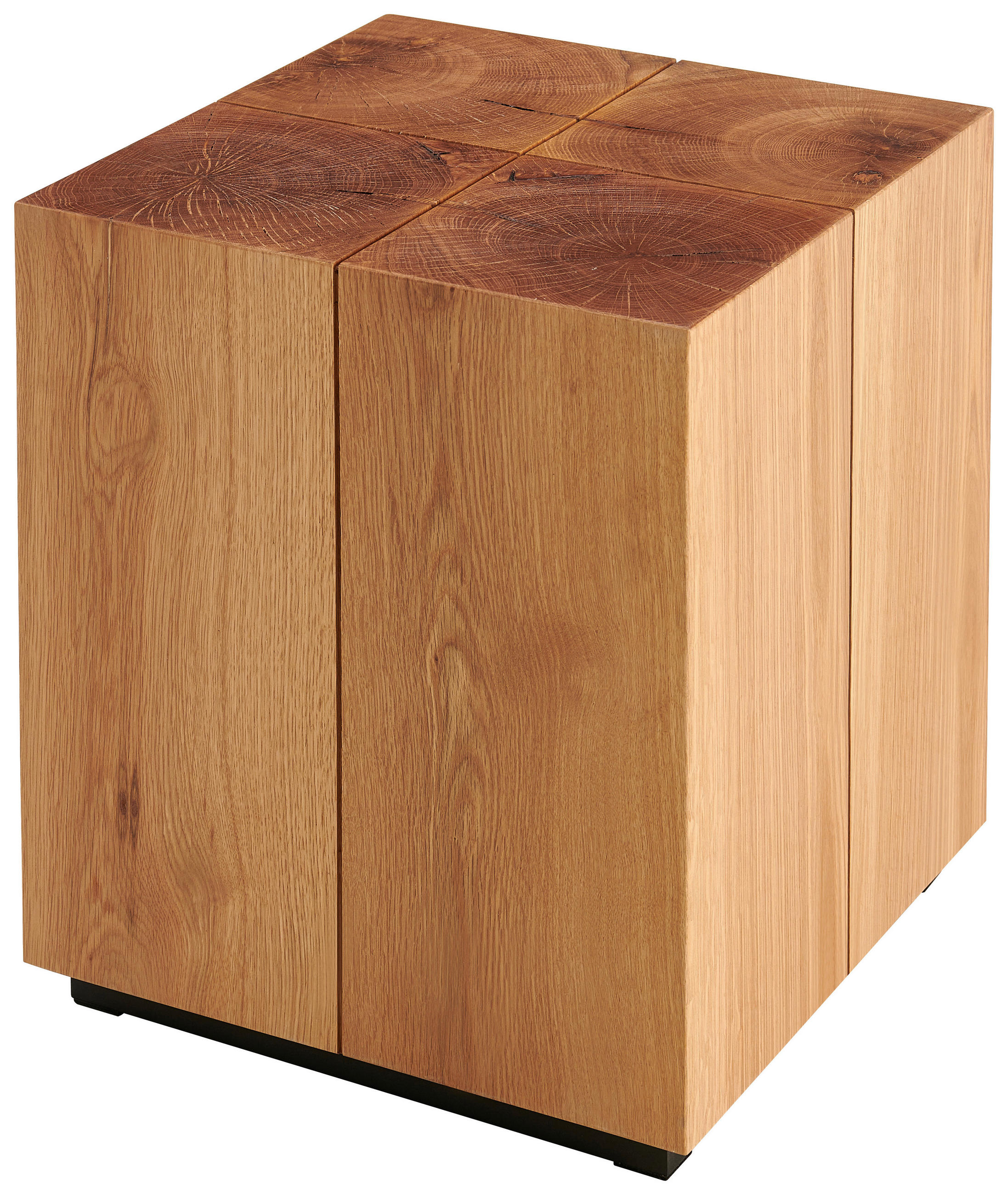 BEISTELLTISCH in Holz, Holzwerkstoff  - Schwarz/Naturfarben, Design, Holz/Holzwerkstoff (40/45/40cm) - Livetastic