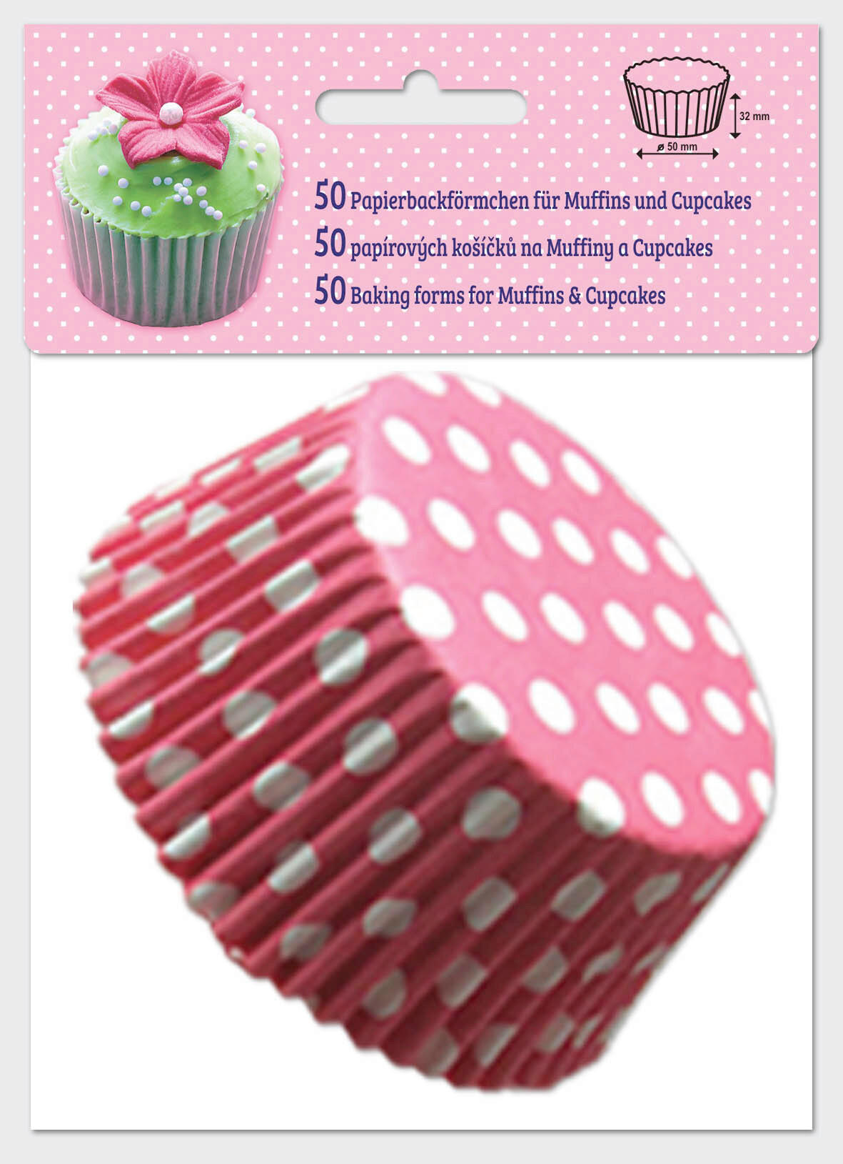 FORMA NA MUFFINY - Basics, papír (5cm) - Alvarak