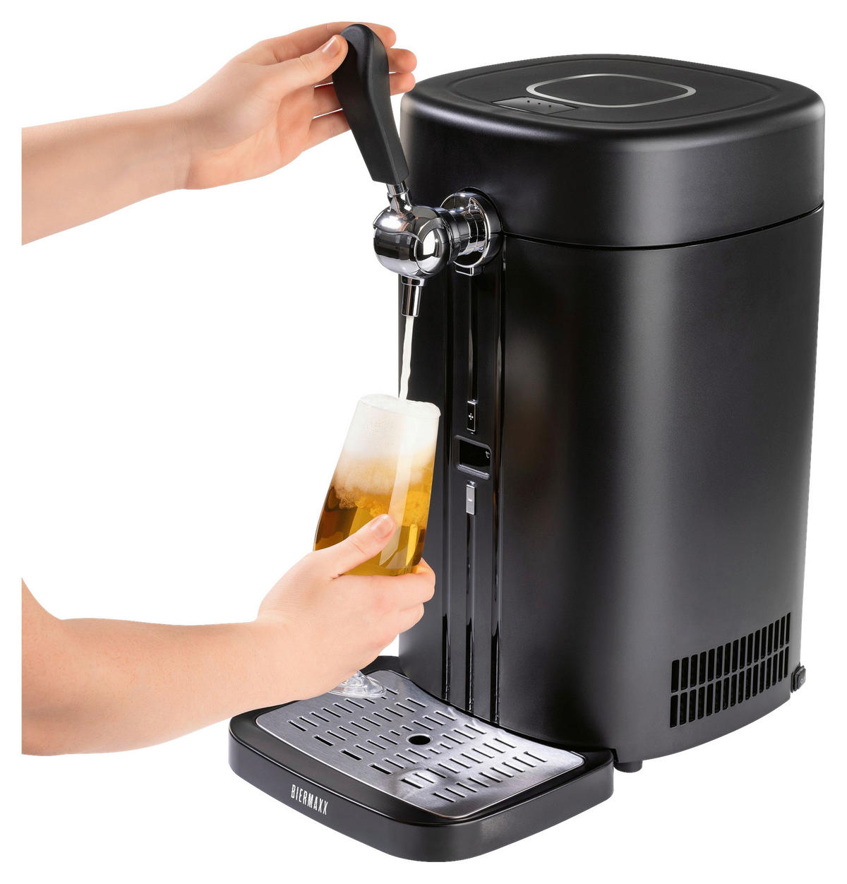 BIERZAPFANLAGE Bier MAXX  - Silberfarben/Schwarz, Basics, Kunststoff (26,4/41/52,6cm)