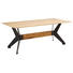 ESSTISCH in Holz, Metall 200/100/77 cm - Eichefarben/Anthrazit, Design, Holz/Metall (200/100/77cm) - Bert Plantagie ESSTISCH in Holz, Metall 200/100/77 cm - Eichefarben/Anthrazit, Design, Holz/Metall (200/100/77cm) - Bert Plantagie