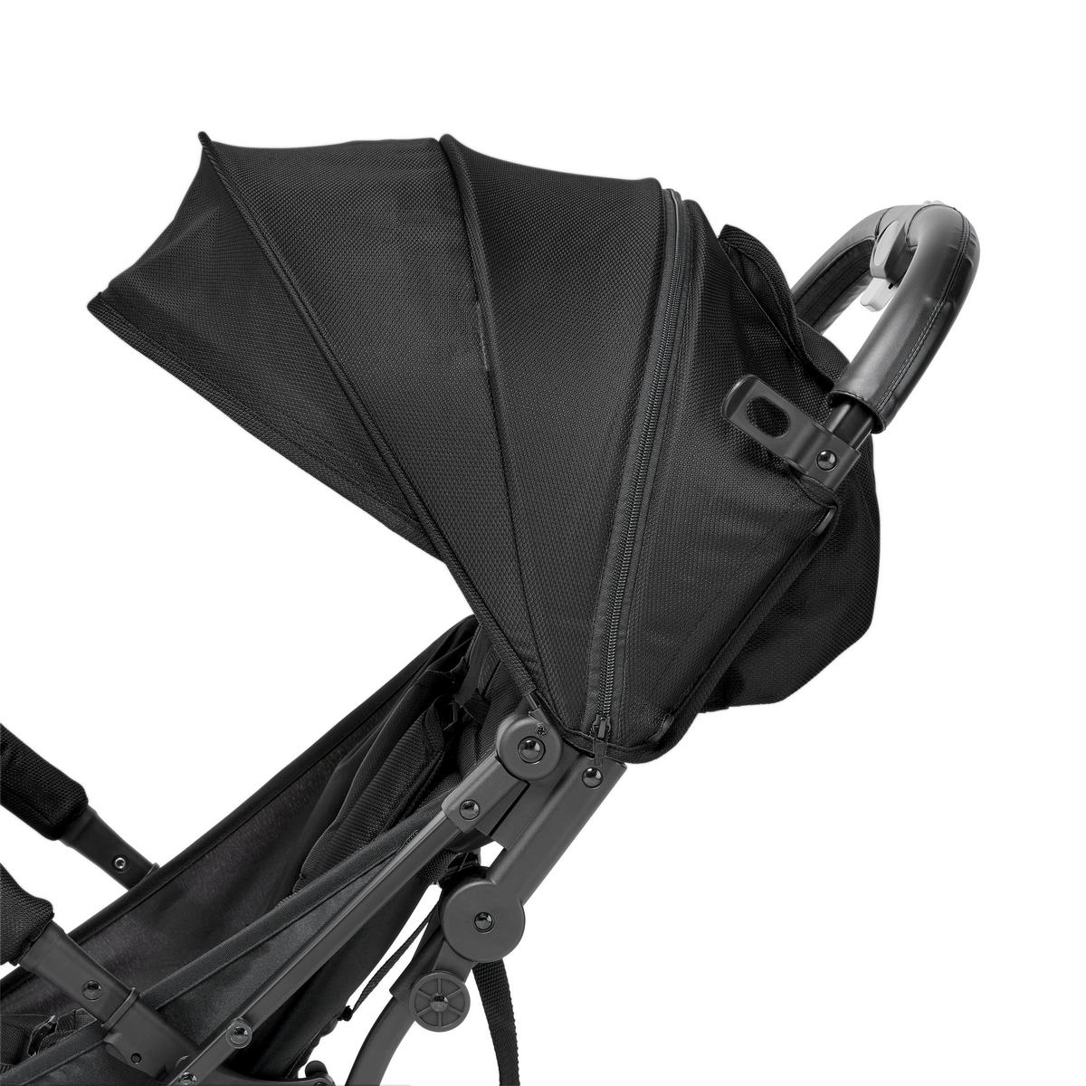 KIŠOBRAN KOLICA  Dubai  - crna, Osnovno, tekstil/metal (70/51/103cm) - My Baby Lou