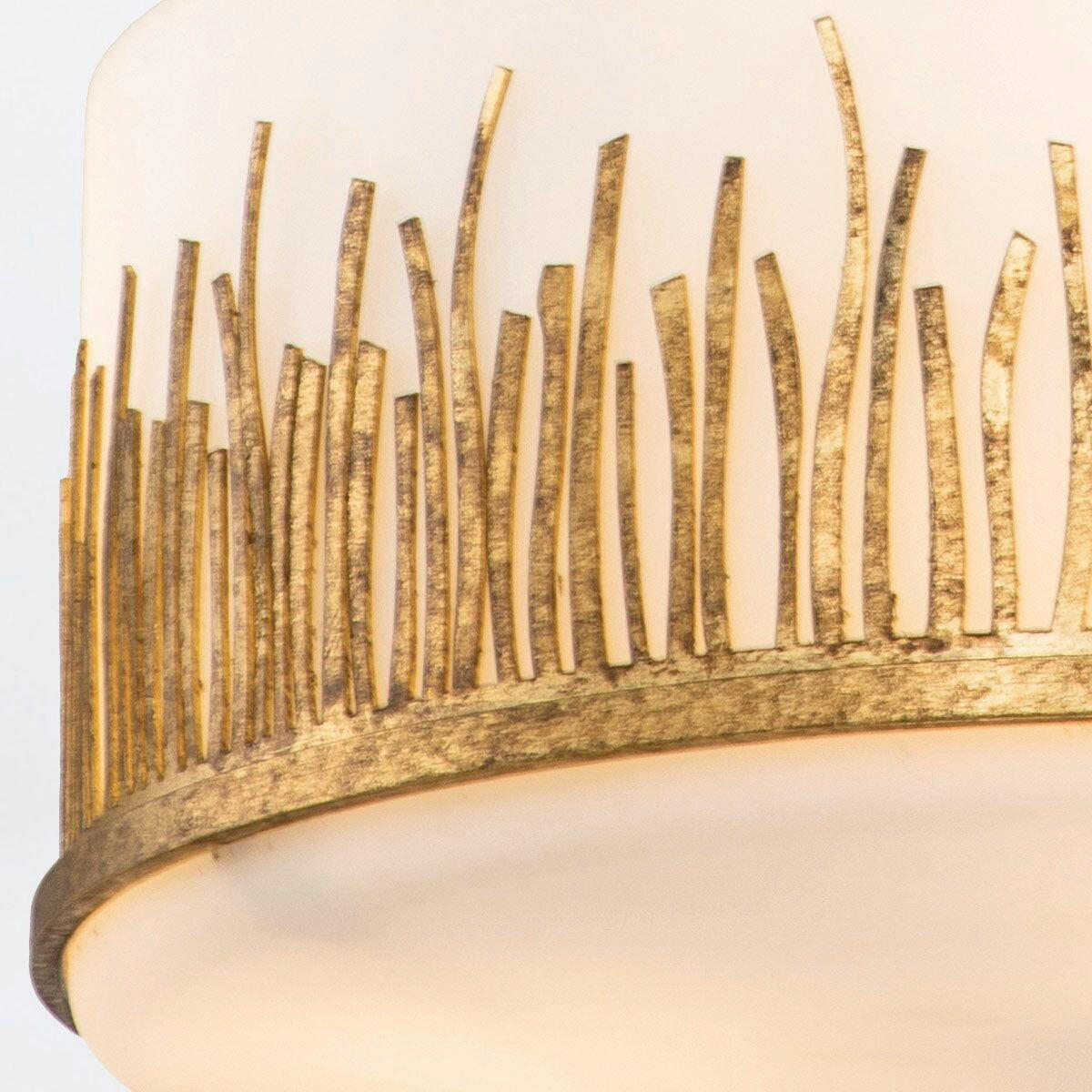 HÄNGELEUCHTE Quintiesse 90,8/38,1/38,1 cm  - Goldfarben, KONVENTIONELL, Glas/Metall (90,8/38,1/38,1cm) - Elstead Lighting