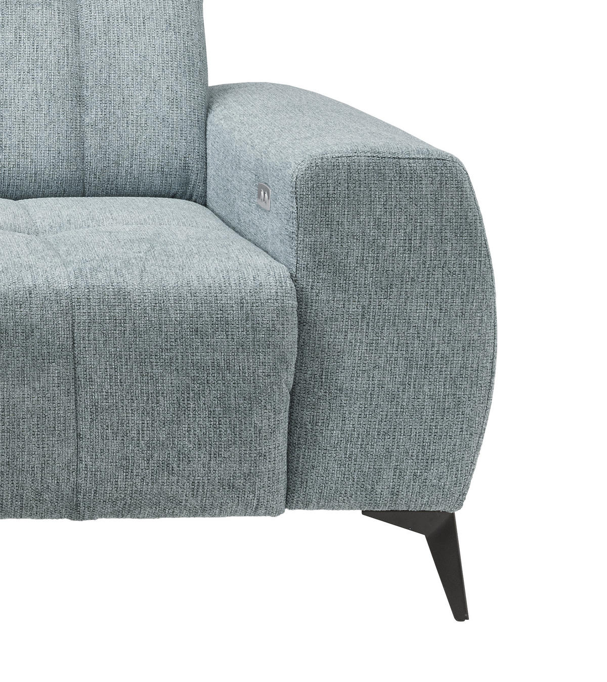 CloseUp von Livetastic ECKSOFA Mintgrün Chenille.