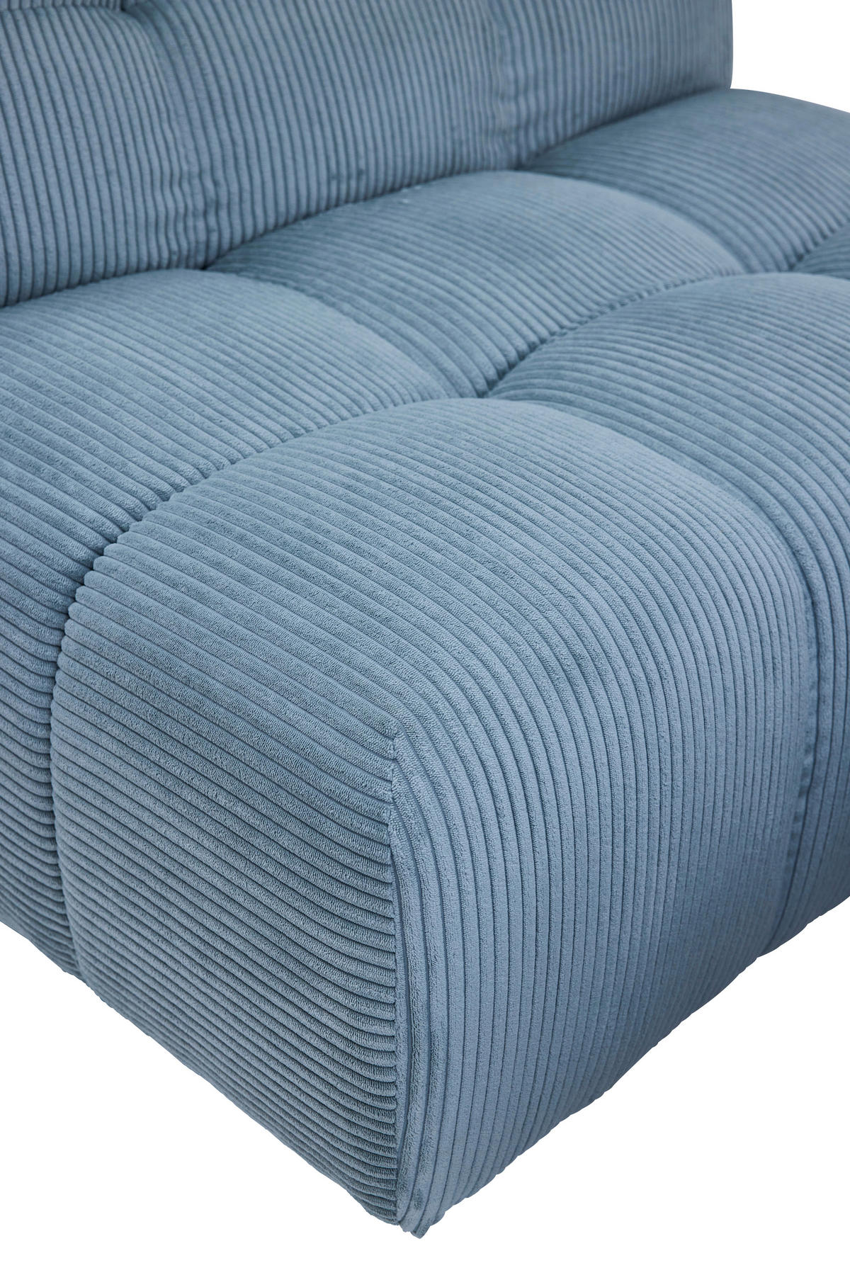 SESSEL in Cord Pastellblau  - Pastellblau/Schwarz, KONVENTIONELL, Textil/Metall (105/78/90cm) - Tom Tailor