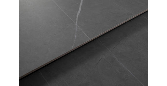 ESSTISCH in Metall, Glas, Keramik 160-240/90/76 cm  - Anthrazit/Schwarz, Design, Glas/Keramik (160-240/90/76cm) - Novel