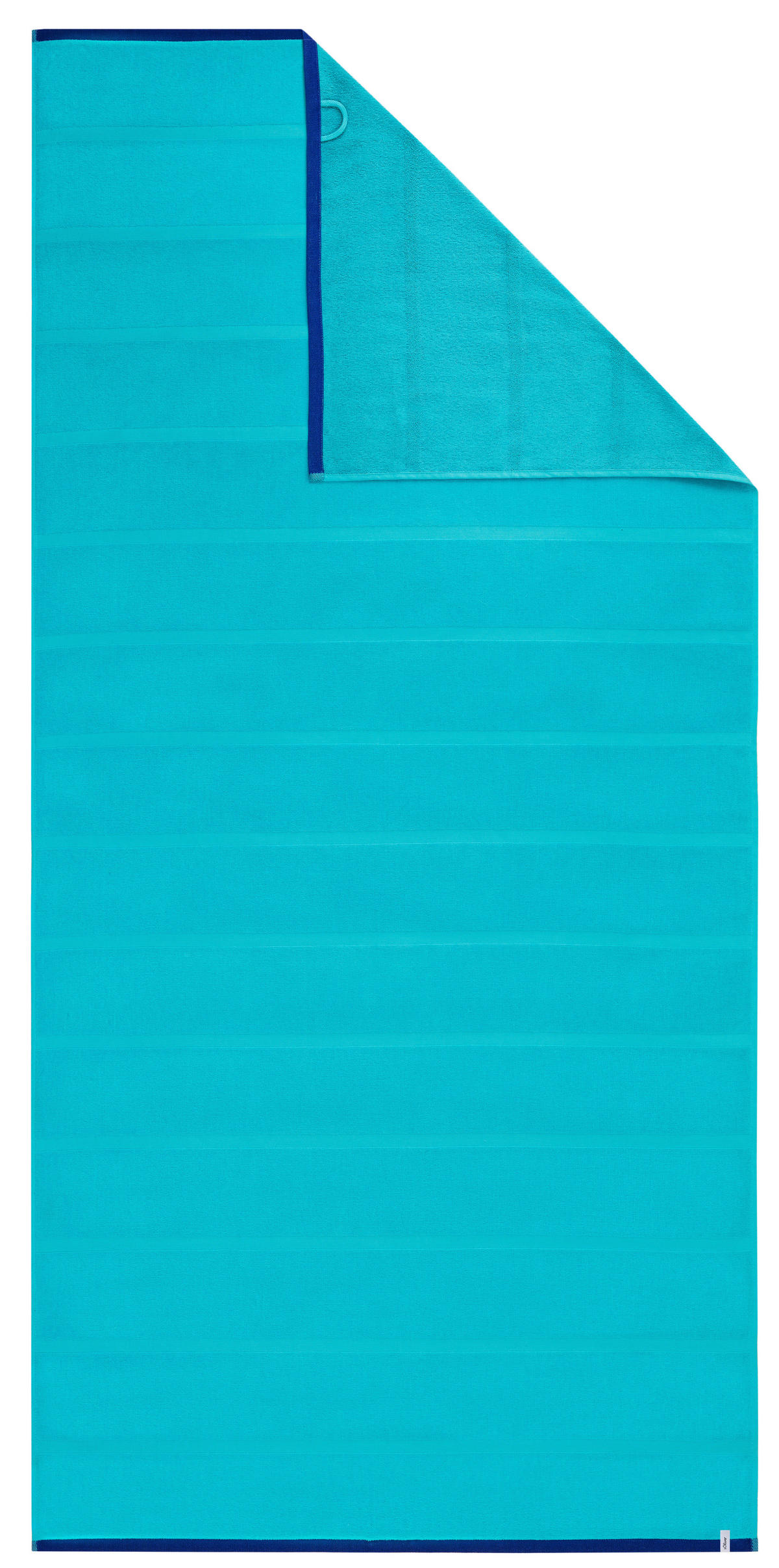 STRANDTUCH s.Oliver Türkis, Blau 90/180 cm  - Türkis/Blau, Trend, Textil (90/180cm) - S. Oliver