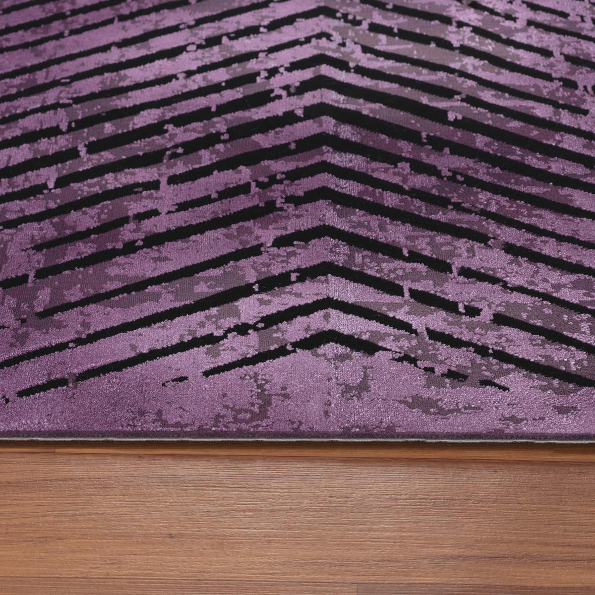 LÄUFER 80/250 cm Elite  - Lila, Design, Textil (80/250cm) - Novel