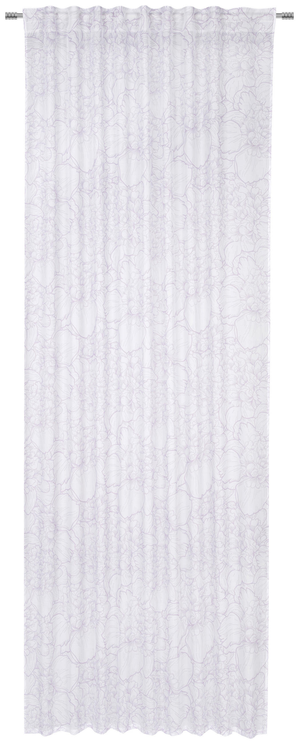 KÉSZFÜGGÖNY részben áttetsző  - fehér, Lifestyle, textil (140/245cm) - Esposa