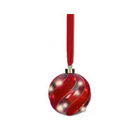 Decorațiune Led Xmassale - roșu, Trend, sticlă - Ambia Home