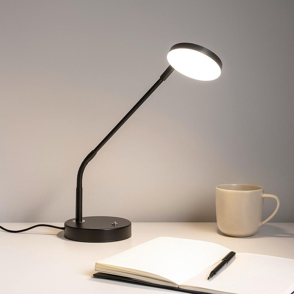 LED-TISCHLEUCHTE Sorento  16 cm  - Schwarz, Design, Metall (16cm) - Fischer & Honsel