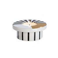 VÄRMELJUSHÅLLARE  - vit/multicolor, Trend, keramik (4/10cm) - Ambia Home