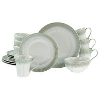 KOMBISERVICE 16-teilig 4 Personen Creme, Perlmutt Celadon Beige  - Perlmutt/Creme, Basics, Keramik - Creatable