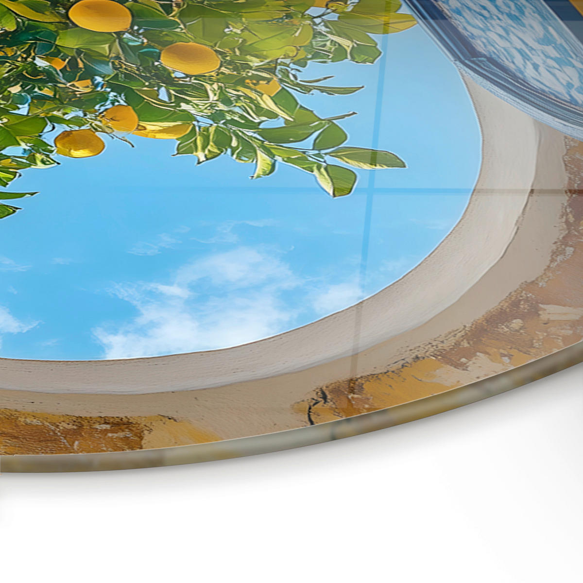 GLASBILD Landschaft & Natur  - Multicolor, Basics, Glas/Papier (70/100/0,79cm)