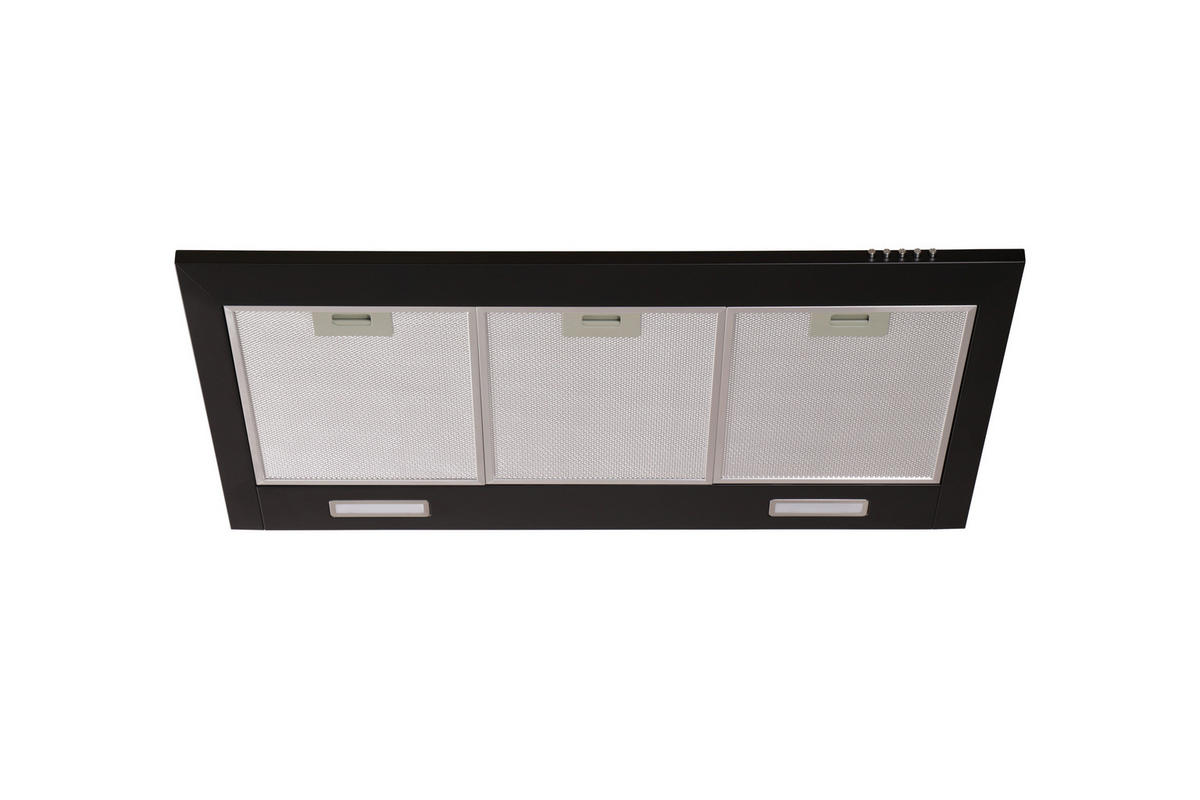 DUNSTABZUGSHAUBE CH22055-90S  - Schwarz, Basics, Metall (90/58-96/47,5cm) - Respekta